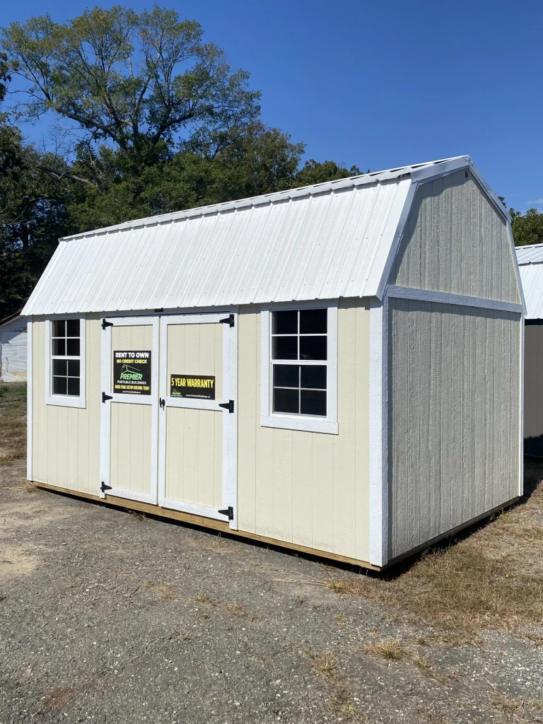 10X16 SIDE LOFTED BARN, PINE BLUFF