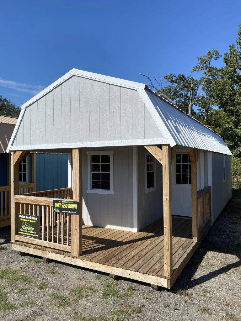 12X32 PREMIER LOFTED BARN CABIN, PINE BLUFF